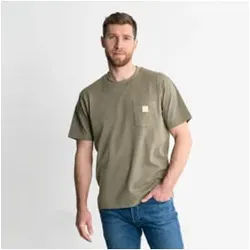 STIER Heavy Tee Pocket organic cotton XXL Olive