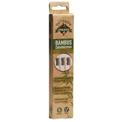 Bambus Zahnbürste - Wave für Erwachsene 3er Set