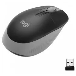 Logitech M190 kabellose Maus Links- und Rechtshänder 1000 dpi Maus (Funk, kabellos) grau|schwarz