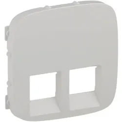 Legrand 755425 Abdeckung RJ11/RJ45 2-fach Valena Allure ultraweiß
