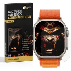 4x Flexibles Nano-Glass für Apple Watch Ultra 49mm 3D KLAR Displayschutz Schutzfolie Panzerglas Panzerglasfolie schutzglas 1 1