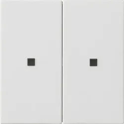 Gira KNX RF Bedienaufsatz 2-fach Reinweiß 510727