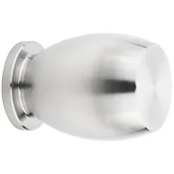 SO-TECH® Möbelknopf LONDON Ø 20 - 30 mm Edelstahl gebürstet, Knopf Knauf incl. Schraube silberfarben Ø 30 mm / Höhe 40 mm | 4 cm