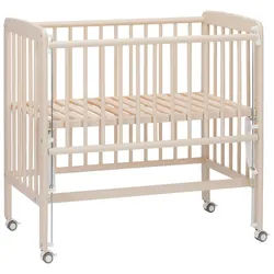 My Baby Lou Beistellbett , Champagner , Holz , Buche , 51x91x95 cm , Lattenrost höhenverstellbar, höhenverstellbar, sehr stabil , Babymöbel & Kindermöbel, Babyzimmer, Babybetten, Beistellbetten