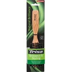 Trisa Natural Brillance Halbrunde Haarbürste