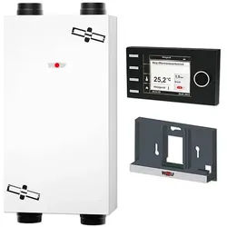 WOLF Paket CWL-F-150 EXCELLENT mit Vorheizregister inkl. Bedienmodul BM-2 und Wandsockel - mit Wärmerückgewinnung