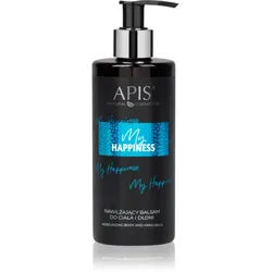 Apis Natural Cosmetics My Happiness feuchtigkeitsspendender Balsam für Hände und Körper 300 ml