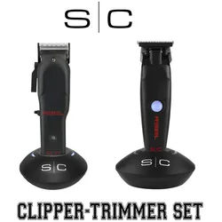 Stylecraft Haarschneider Stylecraft Rebel Clipper + Trimmer Set schwarz