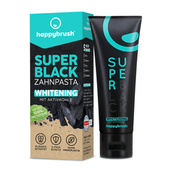 Happybrush SuperBlack Zahnpasta 75 ml