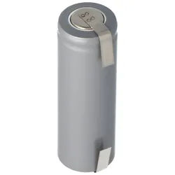 AccuCell HHR-120 Akku passend für Rasierer, Rasierapperate 1,2 Volt 1200mAh mit Lötfahne U-Form