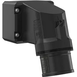 Walther Electric FW714505PH CEE NEO Wandgerätestecker schräg, 16A, 5P, 5h, IP54 als Phasenwender mit drehbarem Boden