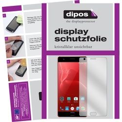 Dipos Displayschutzfolie Crystalclear (2 Stück, Huawei P8 Max), Smartphone Schutzfolie