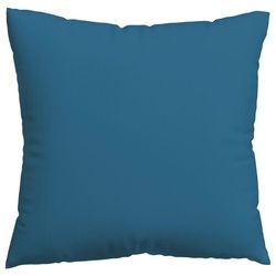 Schlafgut Kissenhülle , Blau , Textil , Uni , 40x40 cm , Grüner Punkt, Textiles Vertrauen - Oeko-Tex®, AZO-frei, Oeko-Tex® Standard 100, Oeko-Tex® Made IN Green , bügelleicht, bügelfrei, hochwertige Qualität, formstabil, langlebig , Heimtextilien, Bezüge, Kissenbezüge
