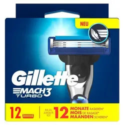 Gillette Rasierklingen »MACH3 TURBO« 12 Stück
