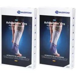 Bauerfeind AchilloTrain® Pro Knöchelbandage Größe 3 Titanium