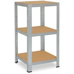 shelfplaza HOME 115x50x50 cm Schwerlastregal in verzinkt mit 3 Böden und 175 kg Traglast pro Boden