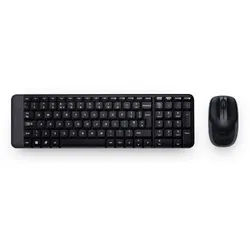 Logitech Mk220 Wireless Rf Keyboard Spanisch Schwarz