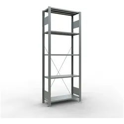 SCHULTE Lagertechnik Steckregal Grundregal, Fachbodenregal MULTIplus150, 2000 x 750 x 300 mm (HxBxT)