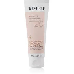 Revuele Daily Sun Hyaluronic Hand Cream SPF 20 hydratisierende Schutzcreme für die Hände SPF 20 80 ml