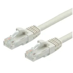 VALUE Patchkabel Cat.6A (Class EA) UTP LAN-Kabel, RJ-45 Männlich (Stecker), RJ-45 Männlich (Stecker) (30.0 cm) grau