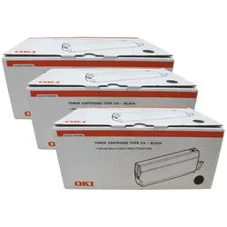 Okidata Type C4 Toner Black 3 Pack