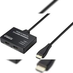 SpeaKa Professional SP-9443508 1+2 Port HDMI-Splitter Schwarz