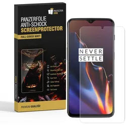 4x Panzerfolie für OnePlus 7T FULL COVER Displayschutzfolie ANTI-SCHOCK MATT
