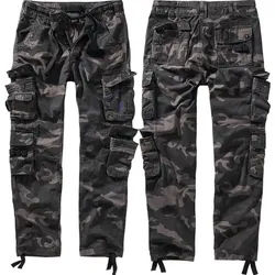 Brandit Outdoorhose Brandit Hose Pure Vintage Slim Fit bunt XXL