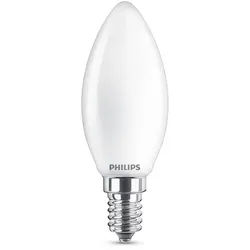 Leuchtmittel LED 4,3W Glas Kerzen (470lm) E14 - Philips