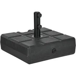 Outsunny - Sonnenschirmständer - 49Lx49Wx36.5Hcm - Schwarz