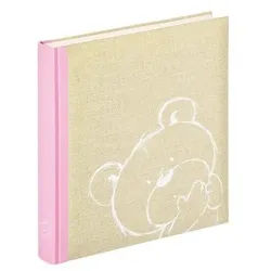 Walther Fotoalbum UK-151-R Babyalbum Dreamtime rosa 28x30,5cm 50 Sei