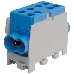 Hauptleitungs-Abzweigklemme - blau, 1-polig 2x Eingang 35 mm2 / 2x Ausgang 25 mm2