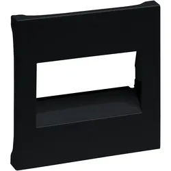Legrand 765354 SEANO Abdeckung RJ45 für 1- und 2-fach Datendosen, schwarz lackiert