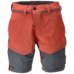 Stretch-Shorts "22149-605" Customized - 24C46 - herbstrot/anthrazit
