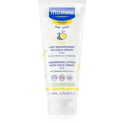 Mustela Bébé Nourishing Lotion Wih Cold Cream feuchtigkeitsspendende Body lotion mit Anteilen von "Cold-Cream" 200 ml