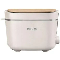 Philips Toaster HD2640/10 Conscious Collection - Kompakt-Toaster - seidenweiß/matt, Kompakt-Toaster weiß
