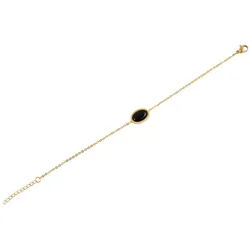 Adelia ́s Armband Damen Armband aus Edelstahl 16 cm, Zum Verschenken – ideal zum einfach so goldfarben