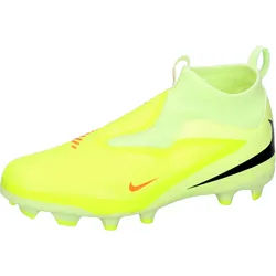 Nike Kinder Fussballschuhe JR Phantom 6 High ACAD FG/MG HQ2042-800 38.5 - Hyper Crimson/Black-Limelight - 38.5