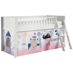 Mid.you Spielbett , Weiß , Holz , Kiefer , massiv , Prinzessin , 90x200 cm , Baby & Kindermöbel, Kinderzimmer & Jugendzimmer, Kinderbetten, Spielbetten