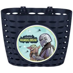 Seven Polska Fahrradkorb Kinder "Mandalorian Grogu", blau, für Dinos, Superhelden & Co blau
