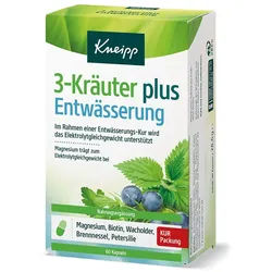 Kneipp 3-Kräuter plus Entwässerung Kapseln