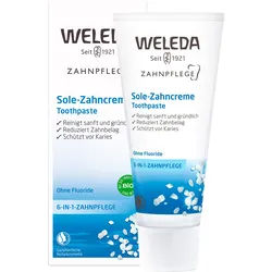 Weleda Sole-Zahncreme - reinigt sanft und gründlich, reduziert Zahnbelag schützt vor Karies Zahnpasta 75 ml 75 ml Zahnpasta