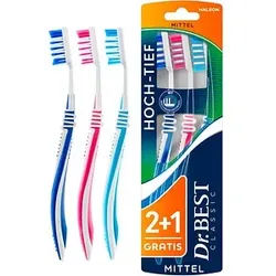 3 Dr.Best Hoch-Tief Zahnbürsten