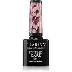 Claresa Extend Care 5 in 1 Keratin Basislack für Gelnägel mit nahrhaften Effekt Farbton 2 5 g