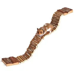 Hängebrücke aus Rindenholz für Kleintiere 55x7cm