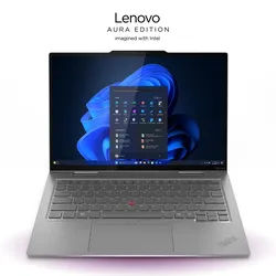 Lenovo ThinkPad X1 2-in-1 Gen 10 Aura Edition 14? Intel Intel® Core Ultra 7 265U vPro® Prozessor E-Kerne bis zu 4,20 GHz P-Kerne bis zu 5,30 GHz, Windows 11 Pro 64, 1 TB SSD M.2 2280 PCIe 4.0 TLC Opal