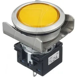 ID LB6MLA1T64Y - Beleuchteter Einbautaster LB, 22 mm, 2 CO
