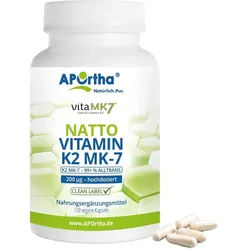 APOrtha® vitaMK7® - Natto Vitamin K2 Mk-7 Kapseln 200 μg 120 St