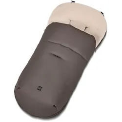 Moon BUGGY-FUßSACK , Greige , Textil , Füllung: Polyester , 40x8x96 cm , EN 1888 , wasserabweisend, Winterfußsack, Sommerfußsack, Gurtschlitze, abnehmbarer Fellkragen , Baby on Tour, Kinderwagen, Kinderwagenzubehör, Kinderwagen-Fußsäcke & Babyschalen-Fellsäcke