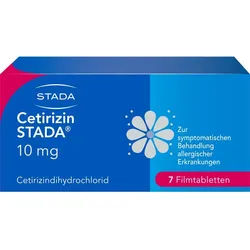 CETIRIZIN STADA 10 mg Filmtabletten 7 St.